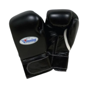 Winning Velcro Boxing Gloves Black