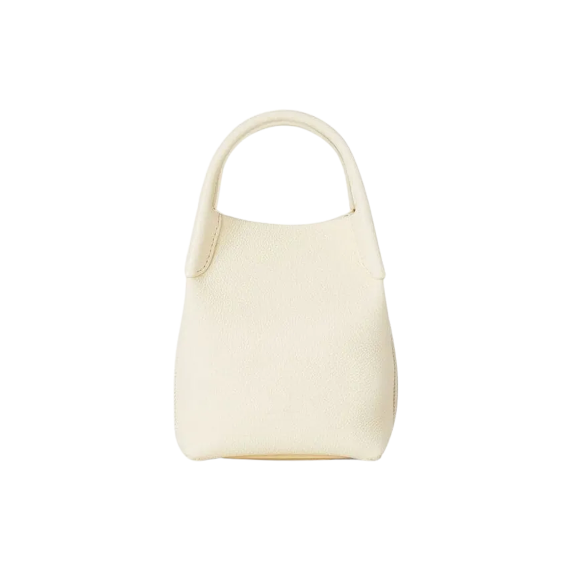 FAM7943-1615 Loro Piana Grained Calfskin Bale Micro Bag Whisper White