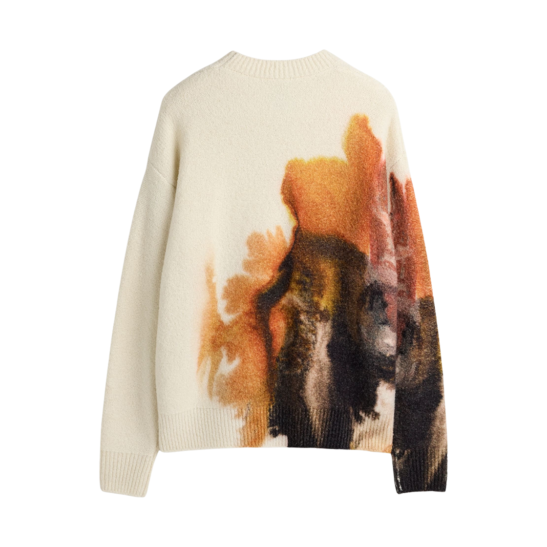 Y-3 AOP 크루넥 니트 화이트(Y-3 AOP Crewneck Knit White) - 2