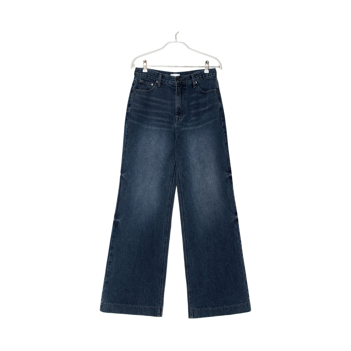 엔오르 우먼 사이드 포인트 루즈핏 데님 블루(Enor Women Side Point Loose Fit Denim Blue)