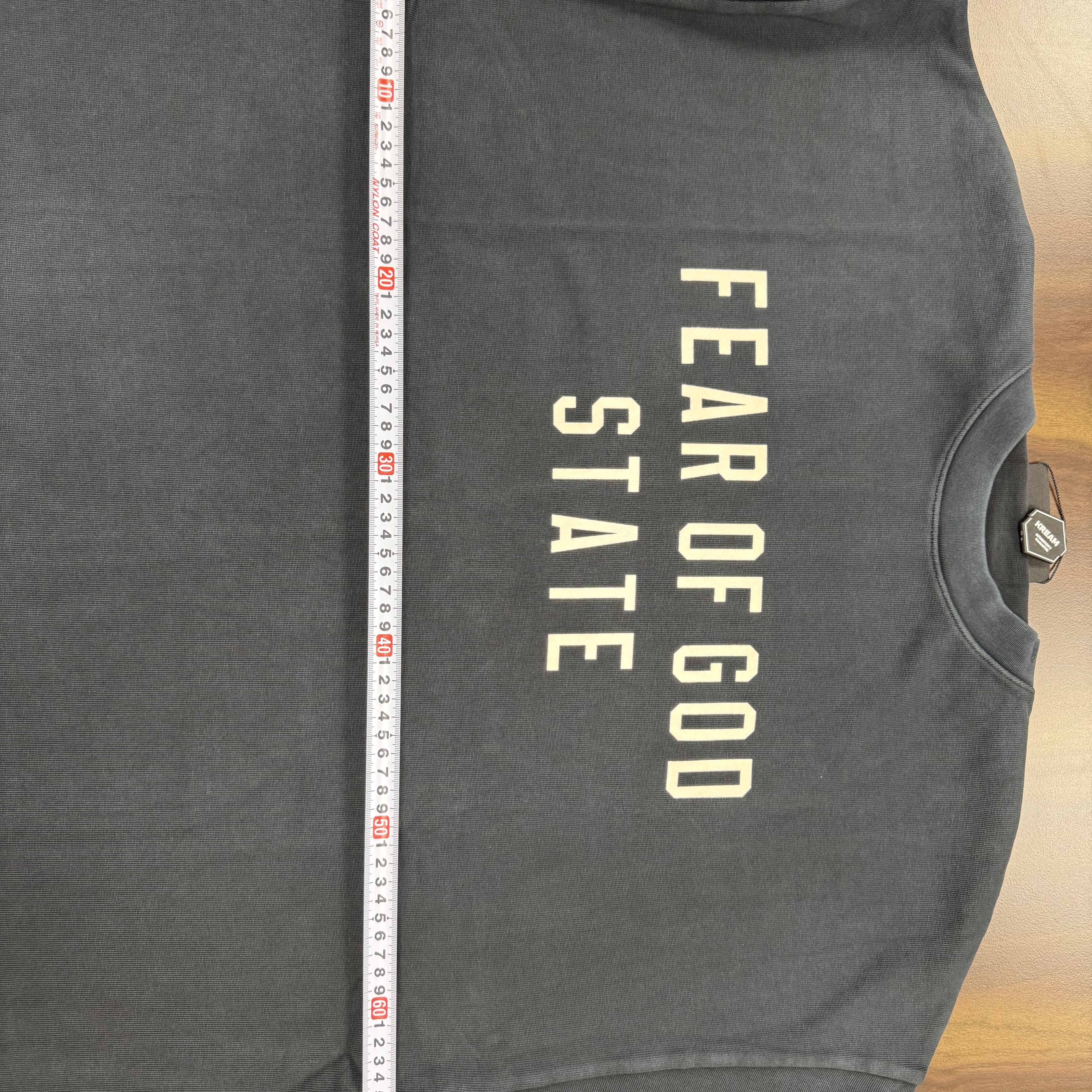 Essentials Heavy Crewneck T-Shirt Black - 24FW 착용 스타일 - 2