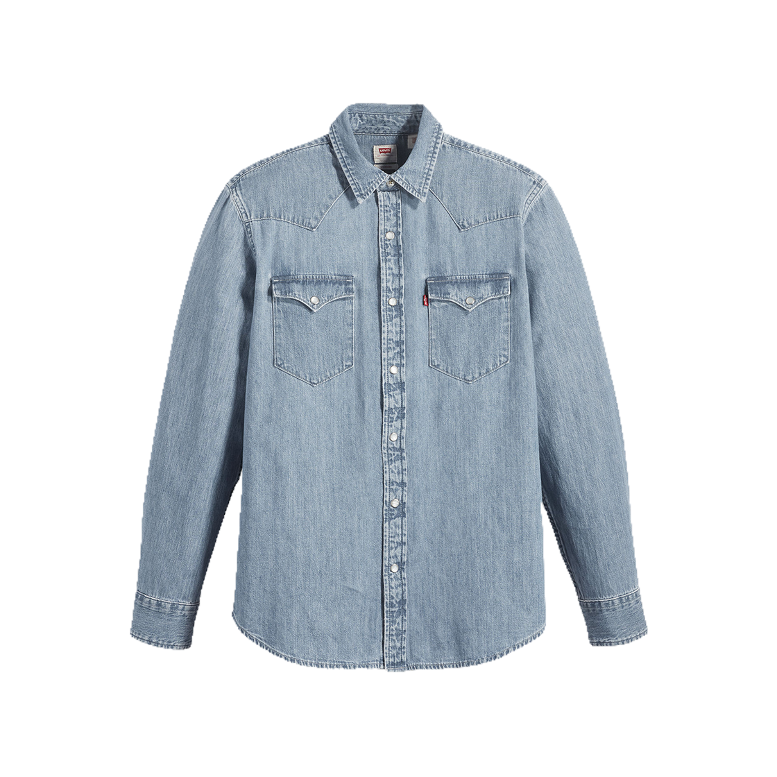리바이스 스탠다드 핏 클래식 웨스턴 셔츠 라이트 인디고(Levi's Standard Fit Classic Western Shirt Light Indigo)