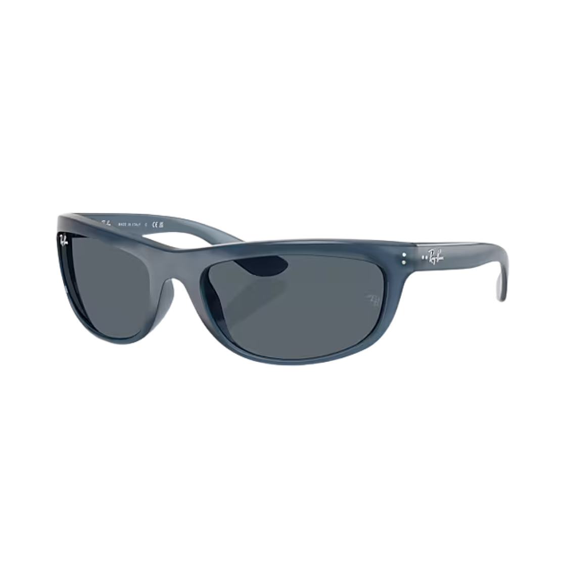 레이밴 발로라마 매트 오팔 블루 프레임 블루 렌즈 하이 브릿지 핏(Ray-Ban Balorama Matte Opal Blue Frame Blue Lense High Bridge Fit) - 1