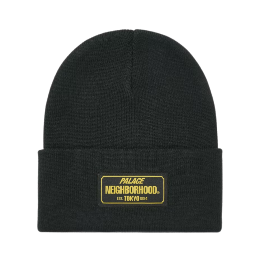 PALACE Athlique Team Beanie Black ビーニー 팔라스 애슬리크 팀 비니 블랙 - 25SS | Palace | KREAM
