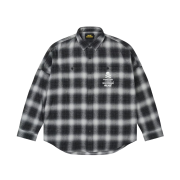 Palace x Neighborhood Shirt Grey Ombre Plaid - 25FW