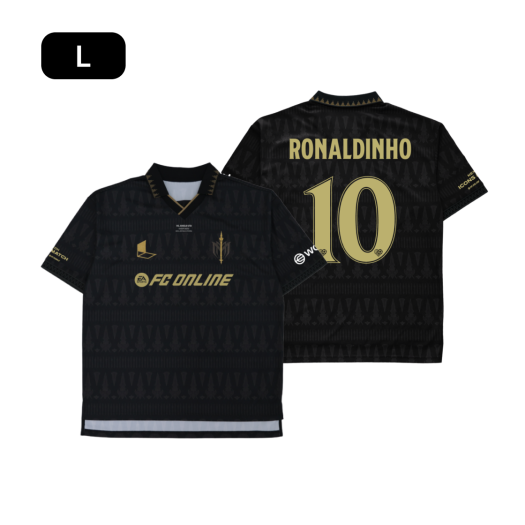 ICM25MD05 FC SPEAR Jersey Black L (Marking)