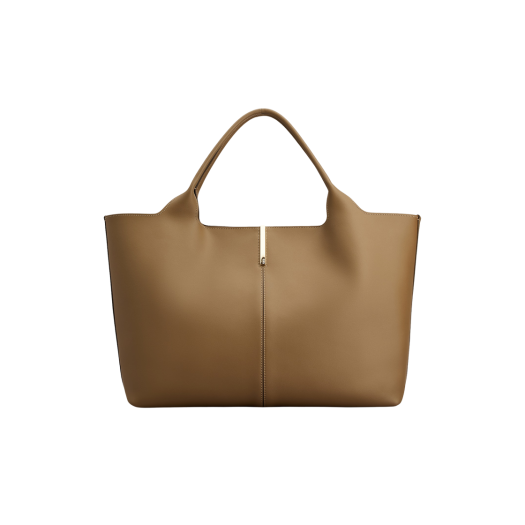 XBWEBRA0300UBL3L26 Tod's Shopping Bag in Leather Medium Brown