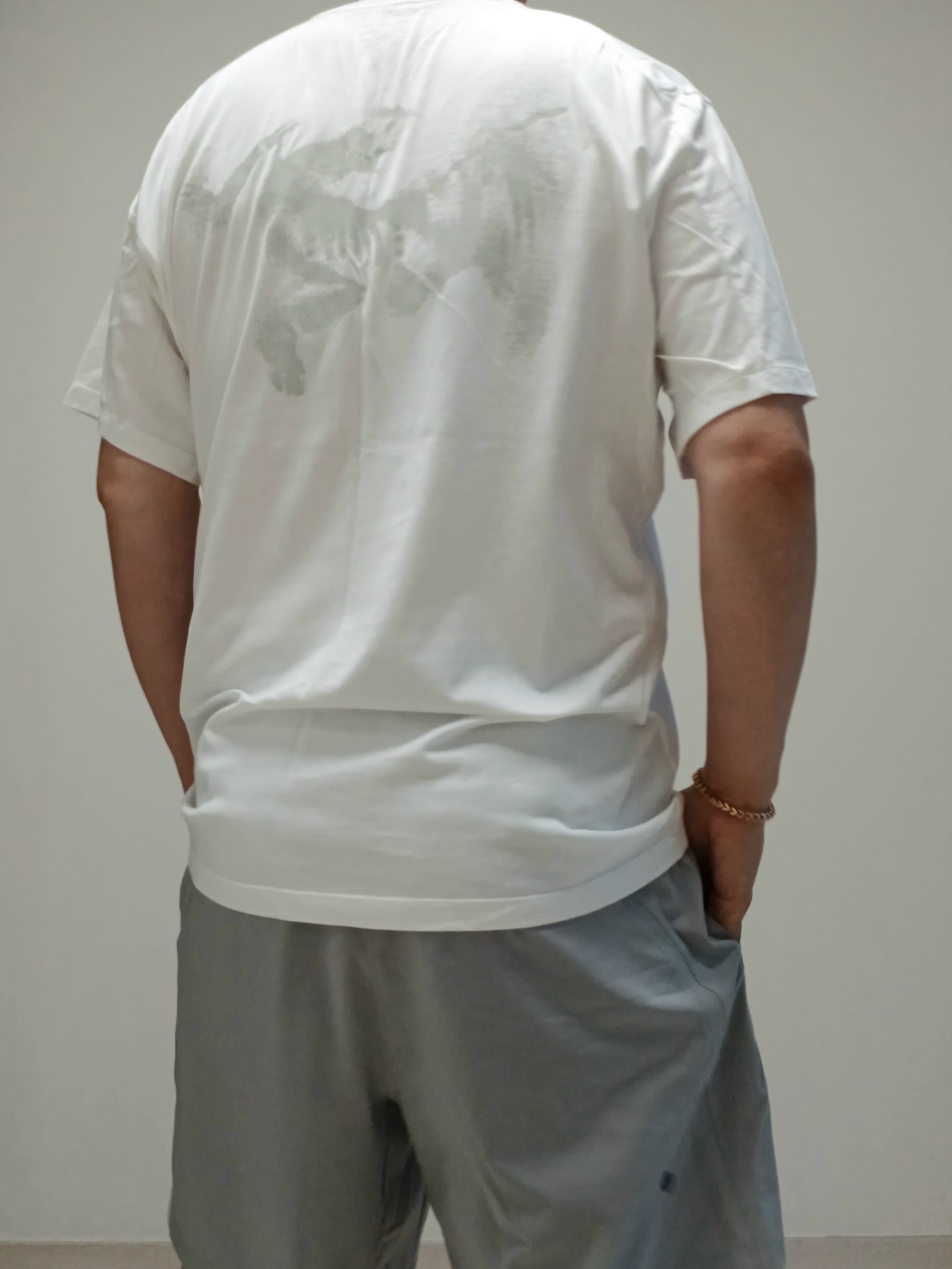 Arc'teryx Kragg SL Cotton Blurred Bird SS T-Shirt White Light Atmos, Hoka Ora Athletic Slide Black White 착용 스타일 - 5