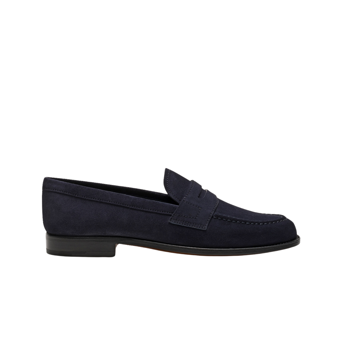 (W) 처치스 헤스월 스웨이드 로퍼 블루((W) Church's Heswall Suede Loafer Blue)