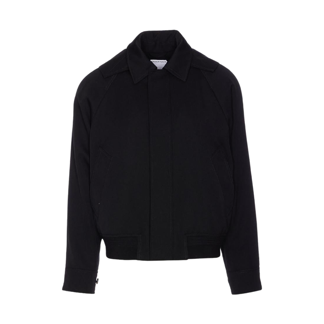 보테가 베네타 그랑 드 푸드르 블루종 블랙(Bottega Veneta Grain De Poudre Blouson Black)