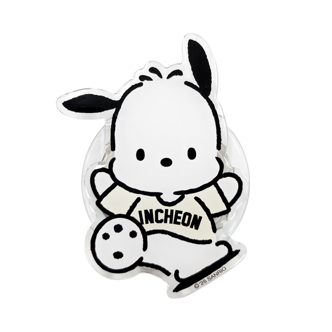 SSG 랜더스 x 포차코 인천 에디션 맥세이프 아크릴톡 스텐딩(SSG Landers x Pochacco Incheon Edition MagSafe Acrylic Tok Standing White)