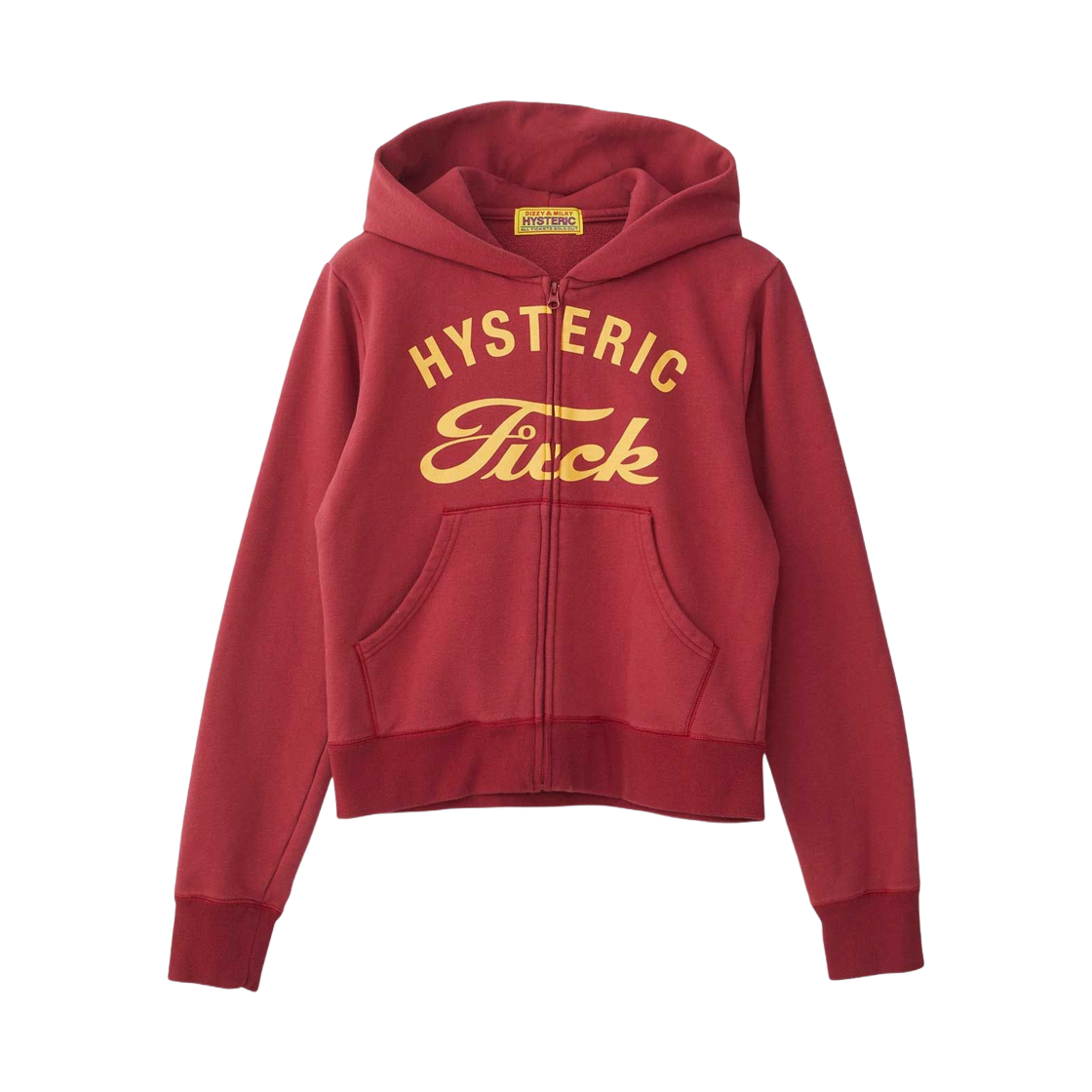 (W) 히스테릭 글래머 히스테릭 퍽 후드 레드((W) Hysteric Glamour Hysteric Fuck Hoodie Red) - 1