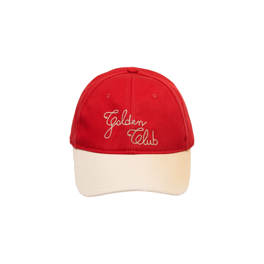 GUP01038-P001981-82905 Golden Goose Logo Embroidery Cap Red