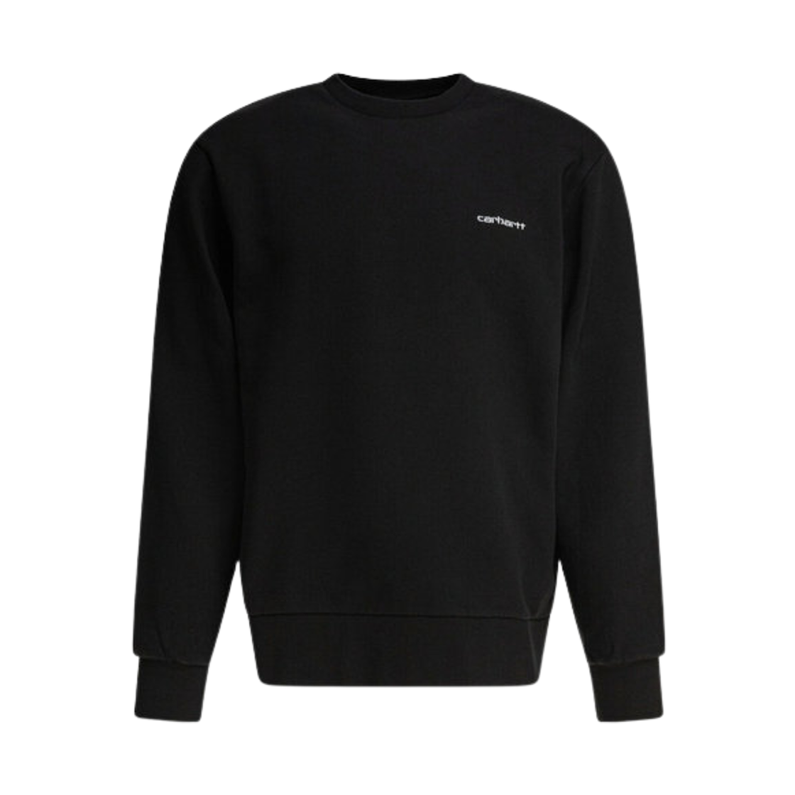 칼하트 WIP 스크립트 자수 스웨트셔츠 블랙(Carhartt WIP Script Embroidered Sweatshirt Black)