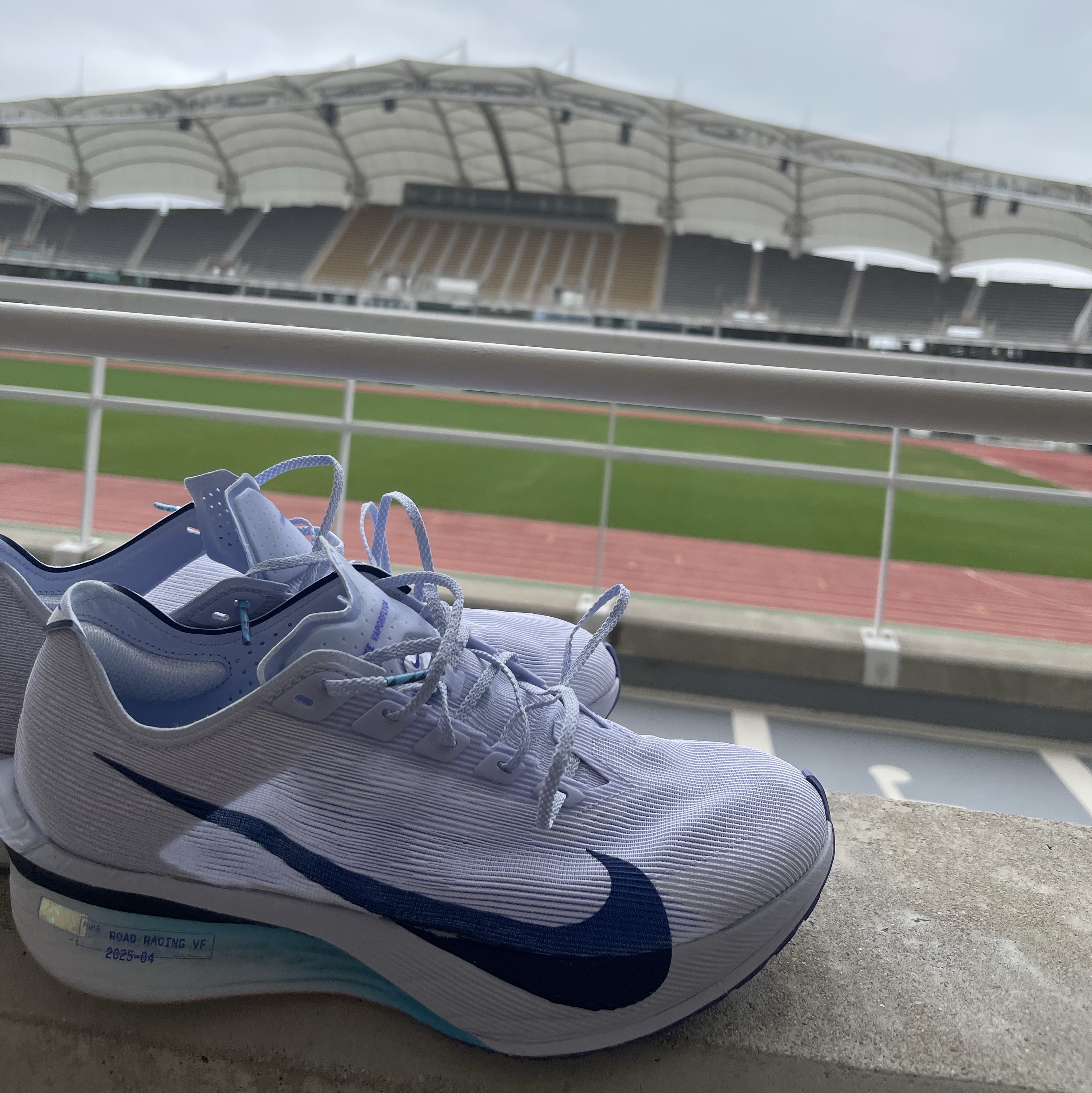 Nike ZoomX Vaporfly Next% 4 Ghost Persian Violet 착용 스타일