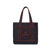 Threecheers Flower Logo Denim Bag