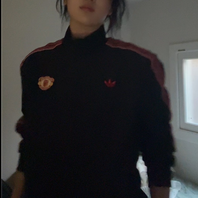Adidas Manchester United Terrace Icon Track Top Black - KR Sizing 착용 스타일
