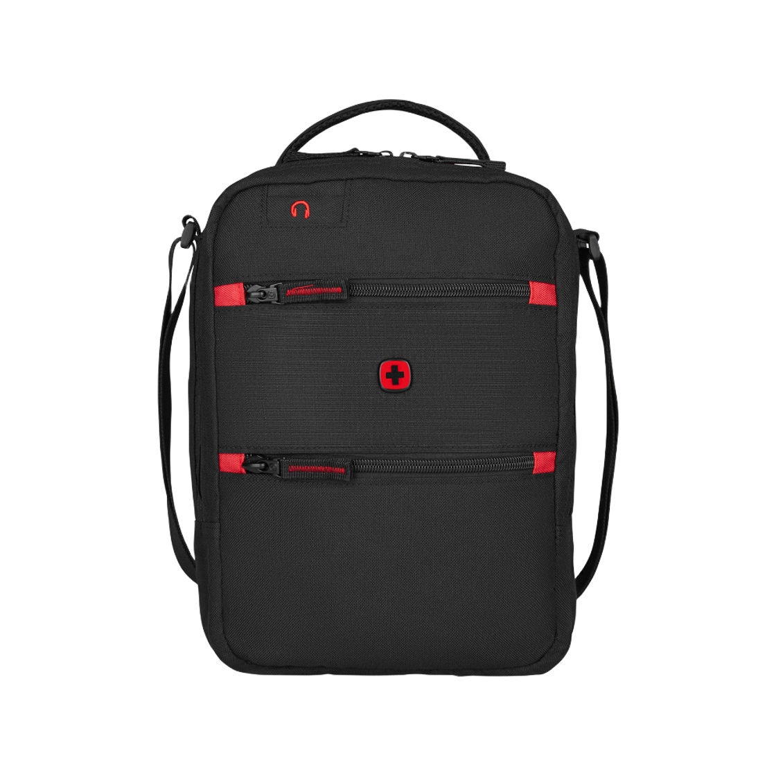 웽거 라이프스타일 백 세로형 토트백 (태블릿 포켓 포함) 블랙(WENGER Lifestyle Bag Vertical Tote With Tablet Pocket Black)