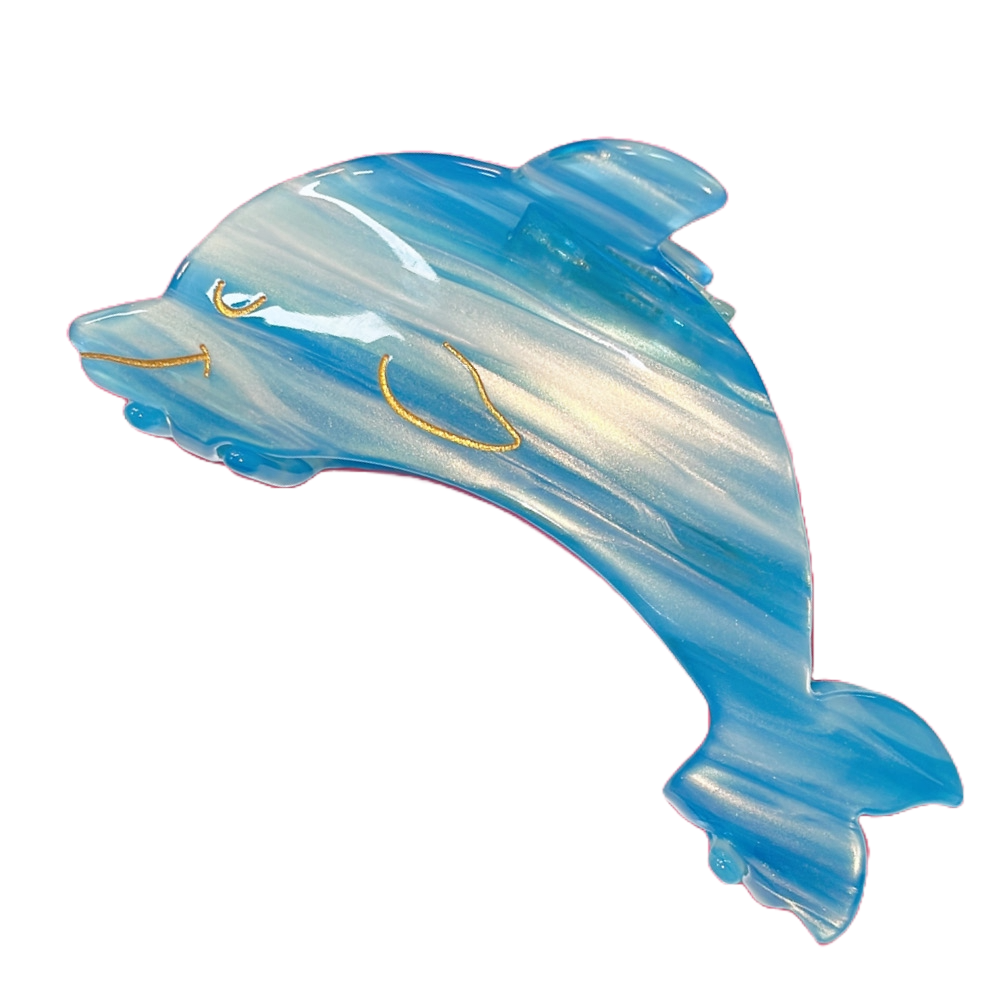 쿠쿠수제뜨 돌고래 헤어집게핀