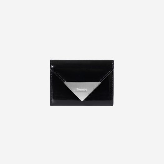 FNSWT01TKF Fennec Lacquer Triangle Wallet Matt Black