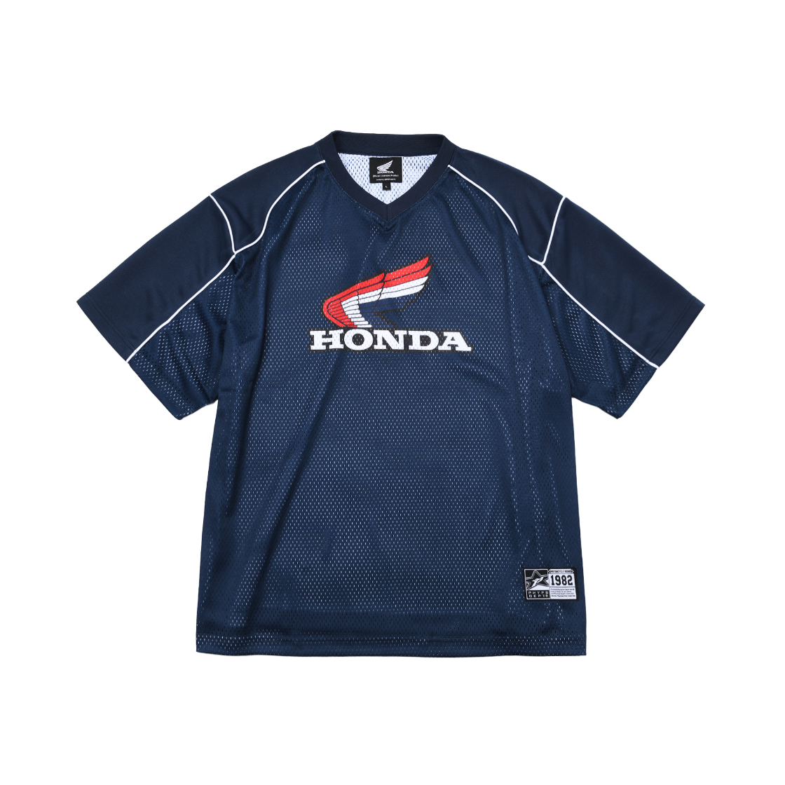 [KREAM 단독] 혼다 X 나무13 CR 250 박스 메쉬 숏 슬리브 네이비([KREAM 단독] Honda x Tree13 CR 250 Box Mesh Short Sleeve Navy) - 2