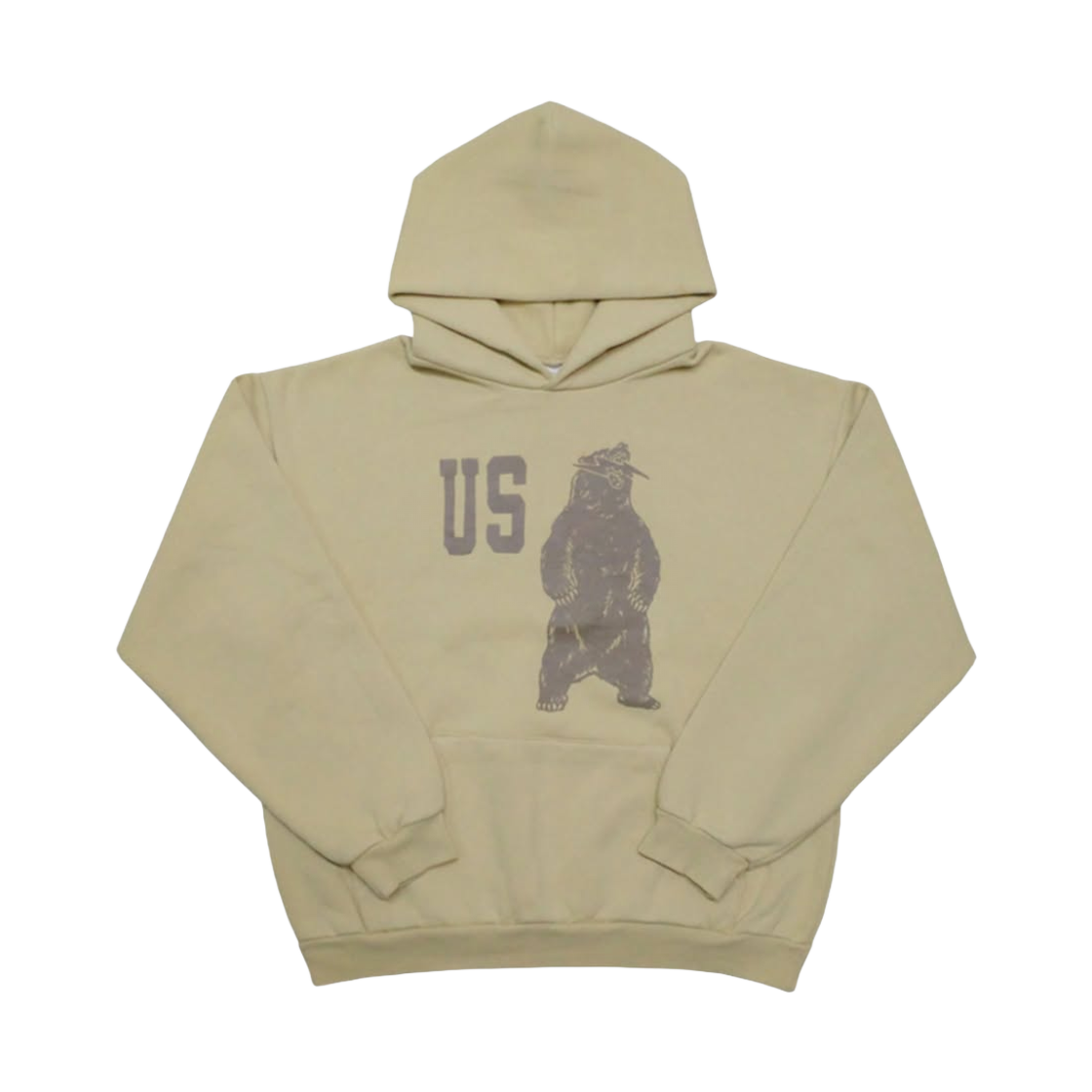 - Collect Pieces Thunder Bear Hoodie Beige
