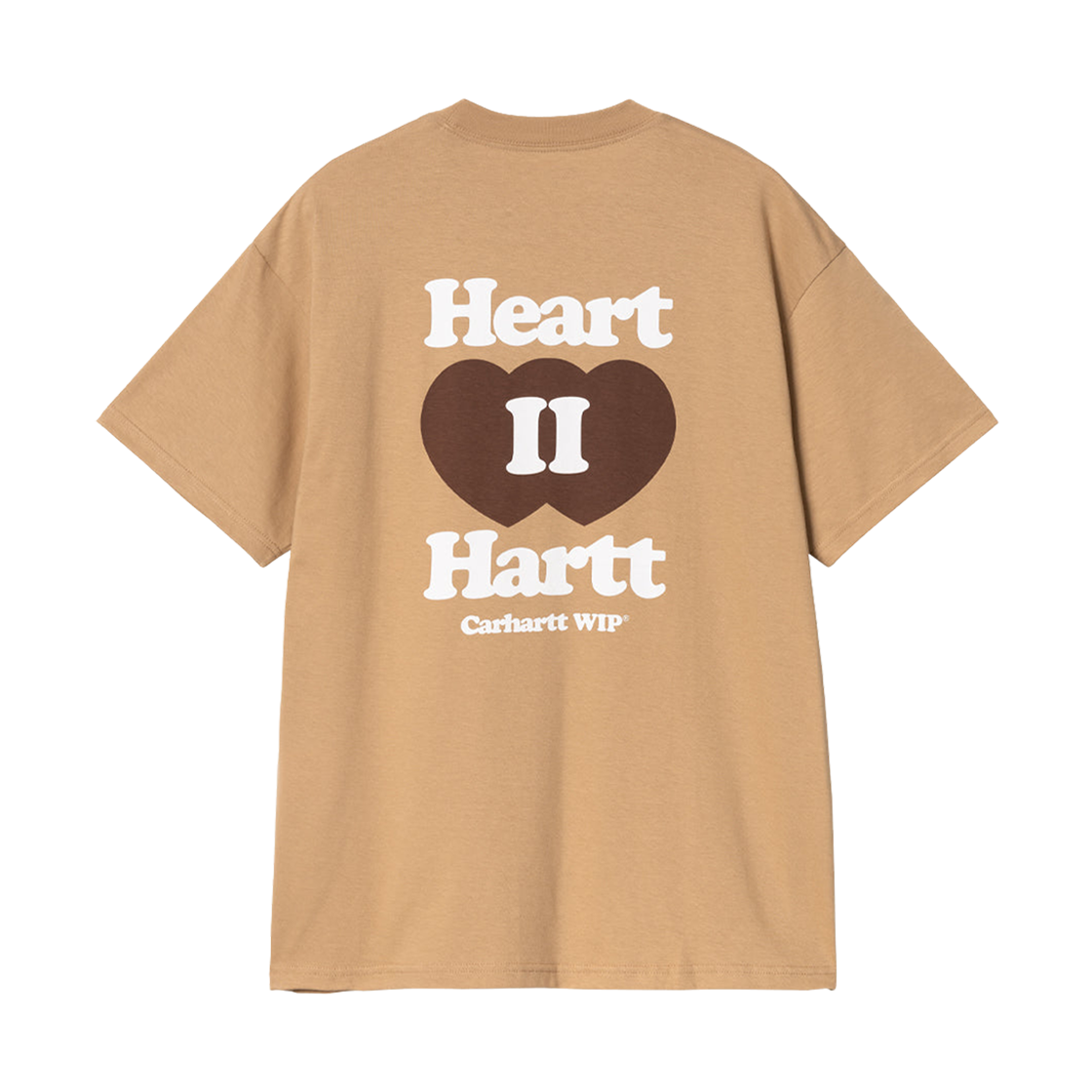 칼하트 WIP 하트 2 하트 티셔츠 해밀턴 브라운(Carhartt WIP Heart II Hartt T-Shirt Hamilton Brown) - 1