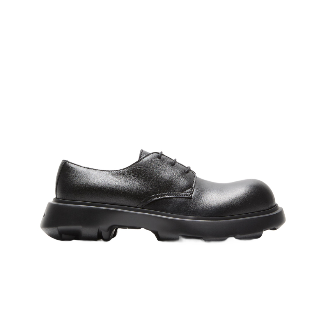 (W) 아크네 스튜디오 레더 레이스업 슈즈 블랙((W) Acne Studios Leather Lace Up Shoes Black) - 1
