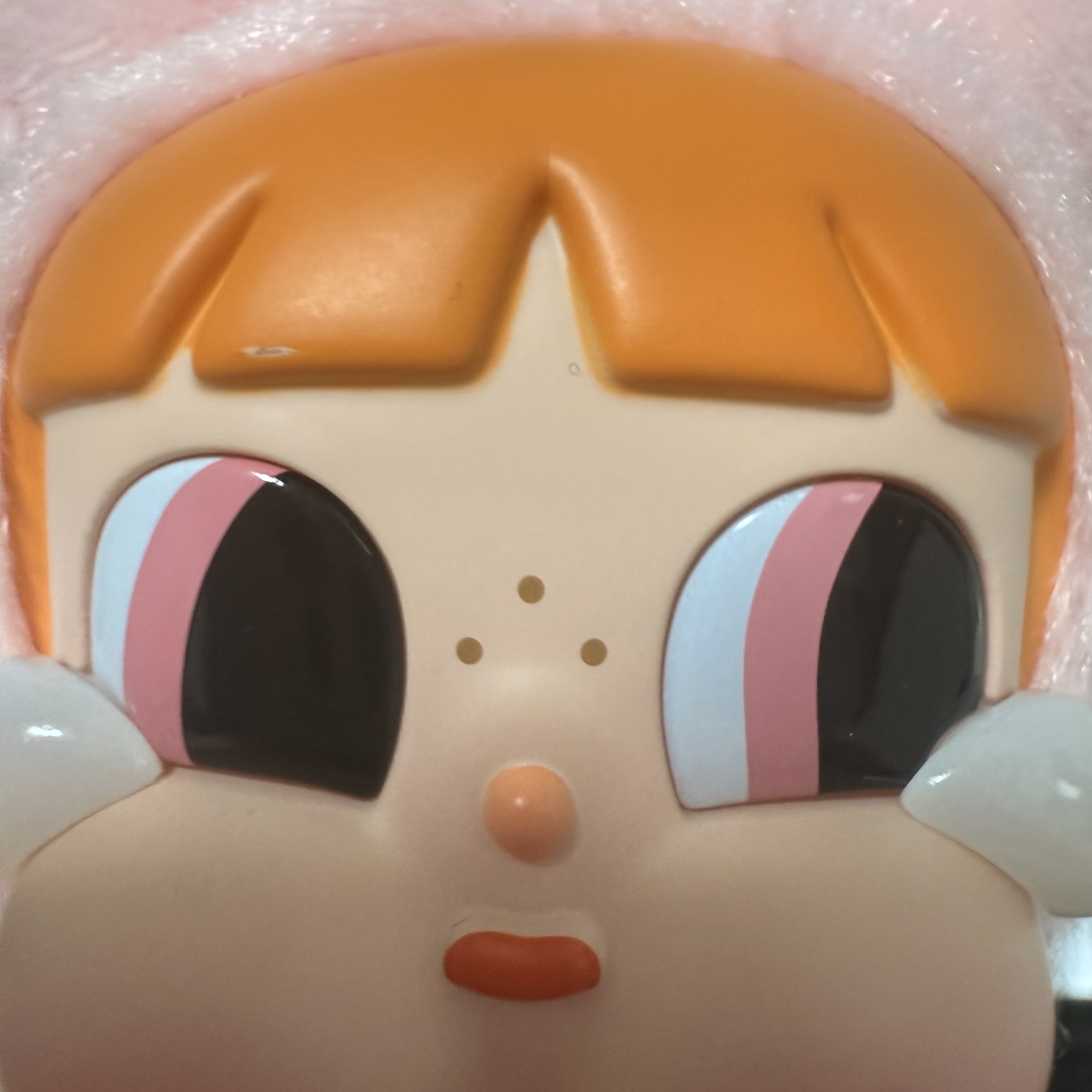 Pop Mart Crybaby x Powerpuff Girls Series Keyring Bunny Blossom (Opened Case) 착용 스타일