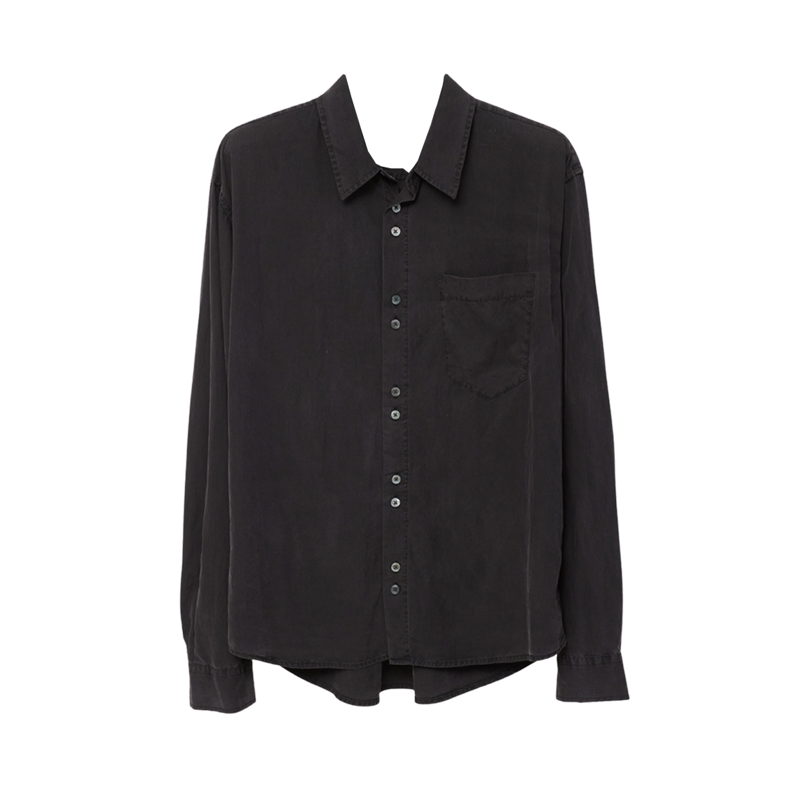 해칭룸 라나 셔츠 오버 다이드 차콜(Hatchingroom Rana Shirt Over Dyed Charcoal)