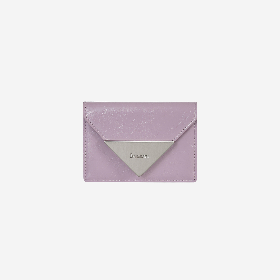 페넥 크링클 트라이앵글 트리플 월렛 모브(Fennec Crinkle Triangle Triple Wallet Mauve)