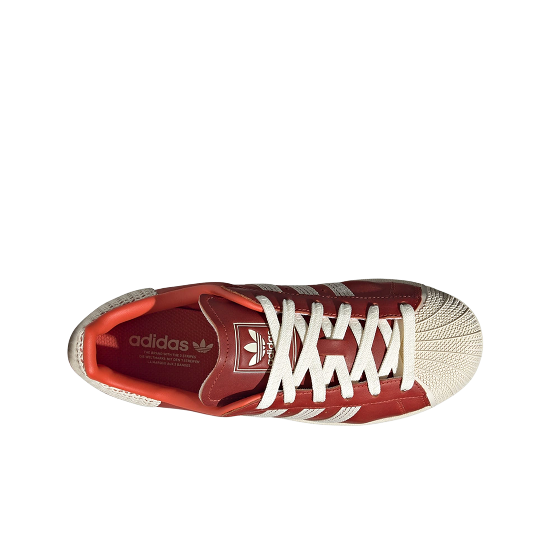 (W) 아디다스 슈퍼스타 2 프리러브 레드 크림 화이트((W) Adidas Superstar II Preloved Red Cream White) - 2