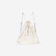 Fennec Ribbon String Bag Pearl Ivory