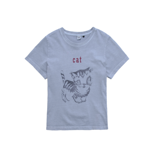 HK5LTS9004H7 (W) Polyteru HANK Cat 1/2 Tee Light Blue