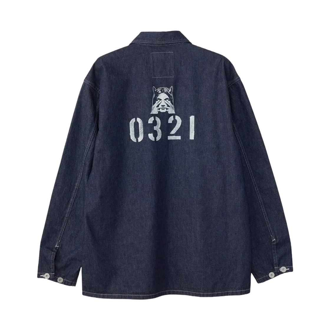 히스테릭 글래머 히스테릭 0321 데님 풀오버 셔츠 다크 인디고(Hysteric Glamour Hysteric 0321 Denim Pullover Shirt Dark Indigo) - 2