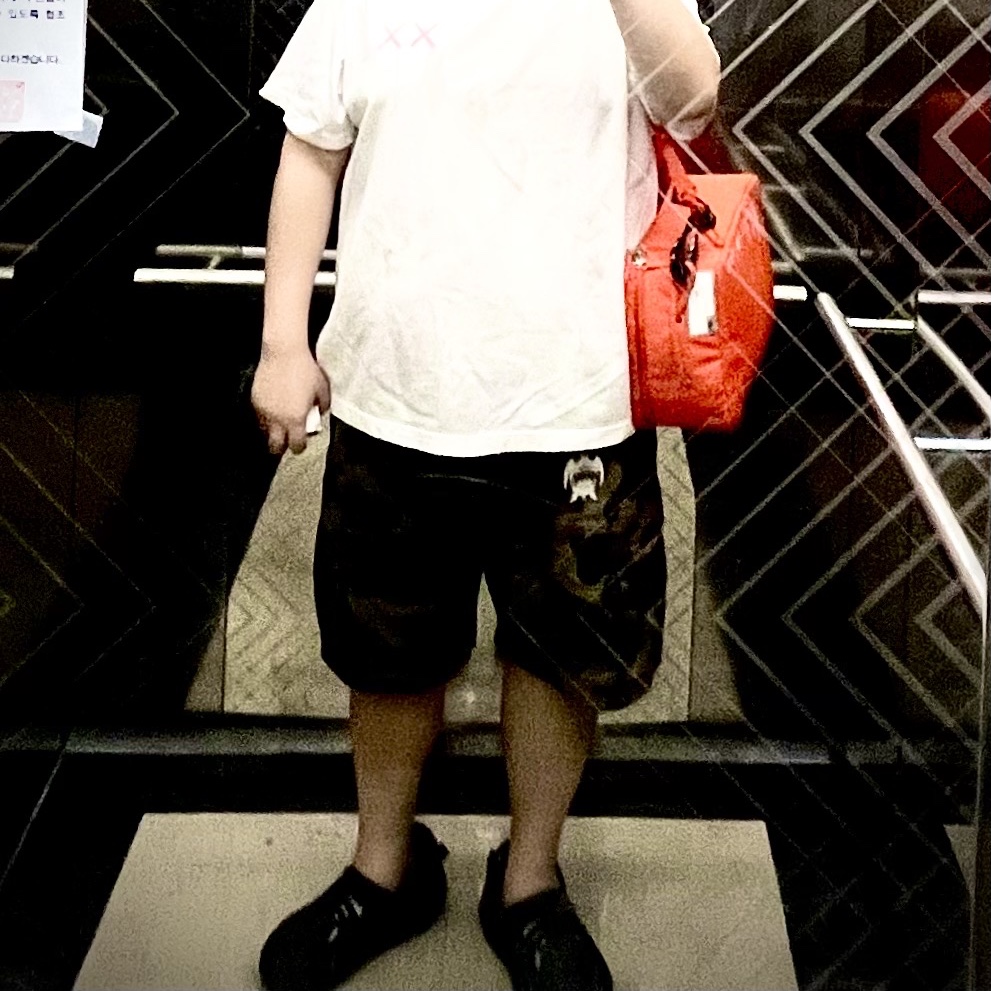 Uniqlo UT x Kaws Short Sleeve Graphic T-Shirt White, Crocs x Salehe Bembury Pollex Clog Sasquatch 착용 스타일