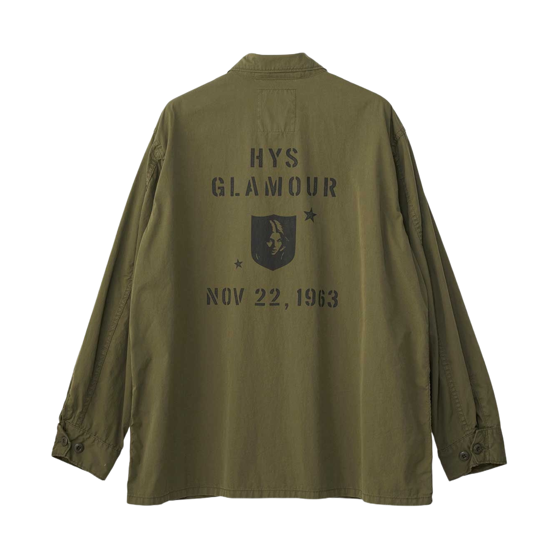 히스테릭 글래머 HG1963 퍼티그 셔츠 카키(Hysteric Glamour HG1963 Fatigue Shirt Khaki) - 2