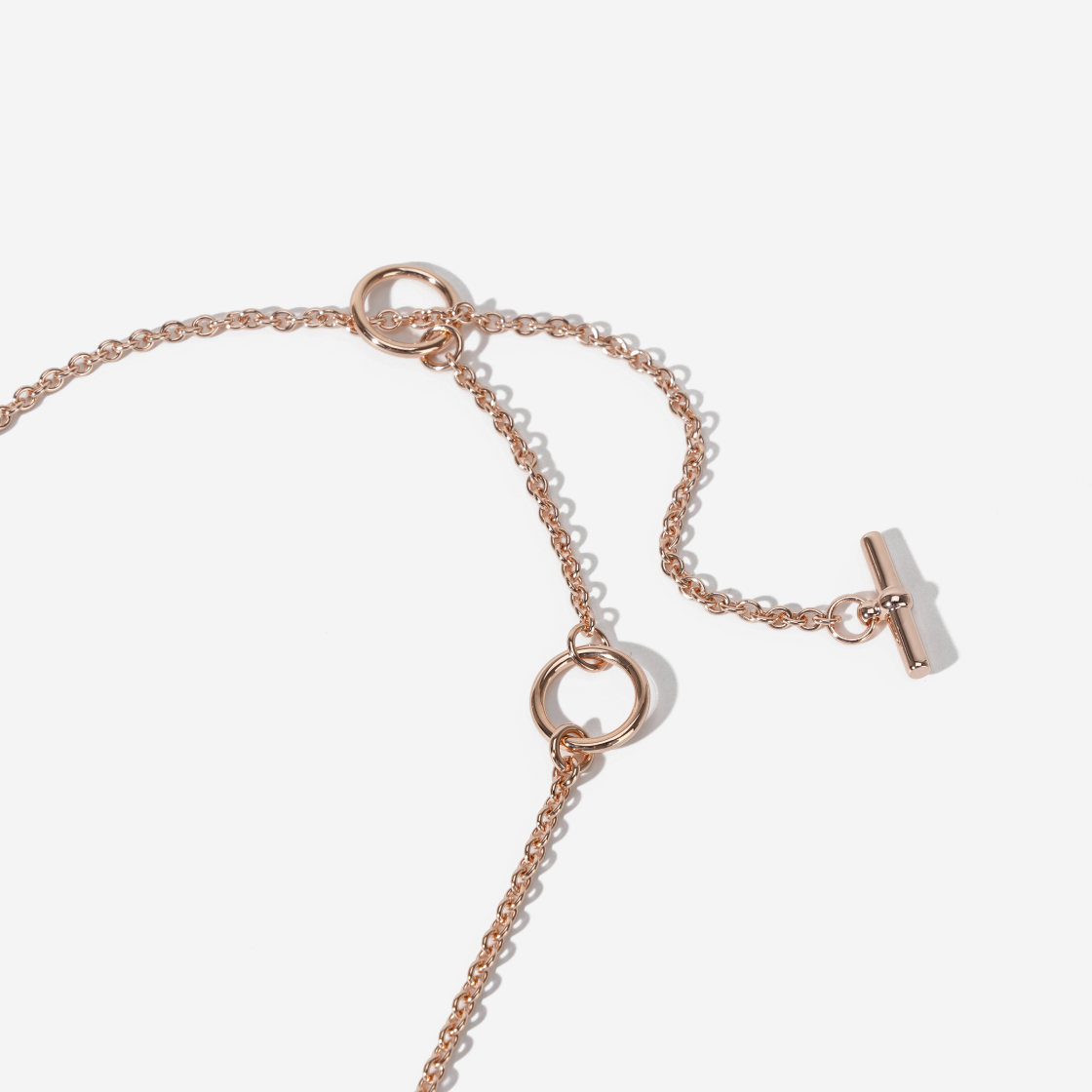 (W) 에르메스 미니 마이옹 펜던트 스몰 모델 로즈 골드 하드웨어 & 누아((W) Hermes Mini Maillon Pendant Small Model Rose Gold & Noir) - 3