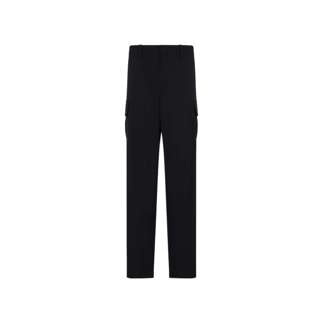 814214V4XP04246 (W) Bottega Veneta Wool Cargo Trousers Midnight Blue