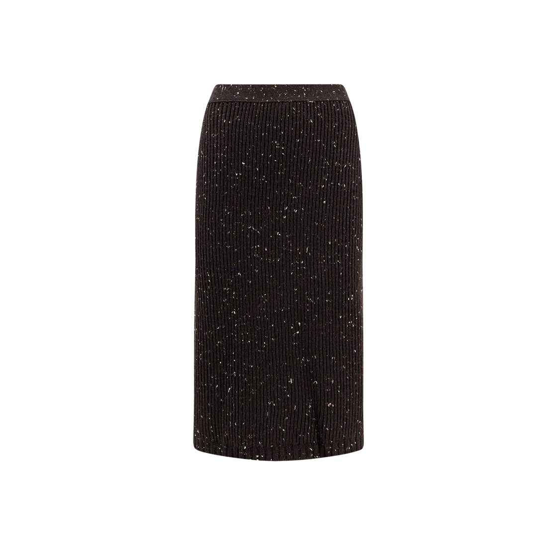 (W) 보테가 베네타 울 잉글리쉬 립 스커트 폰덴테((W) Bottega Veneta Wool English Rib Skirt Fondant)