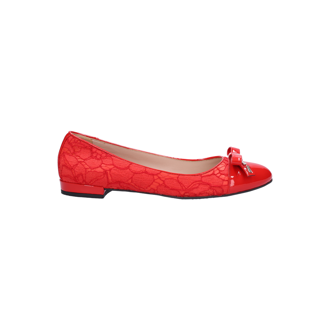 미우미우 리본 플랫 슈즈 에나멜 레드 36.5(Miu Miu Ribbon Flat Shoes Patent Red Size 36.5)