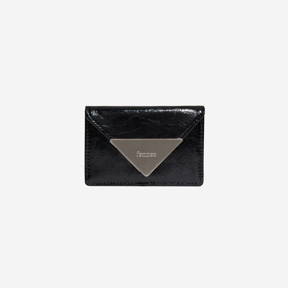 페넥 크링클 트라이앵글 아코디언 포켓 블랙(Fennec Crinkle Triangle Accordion Pocket Black)
