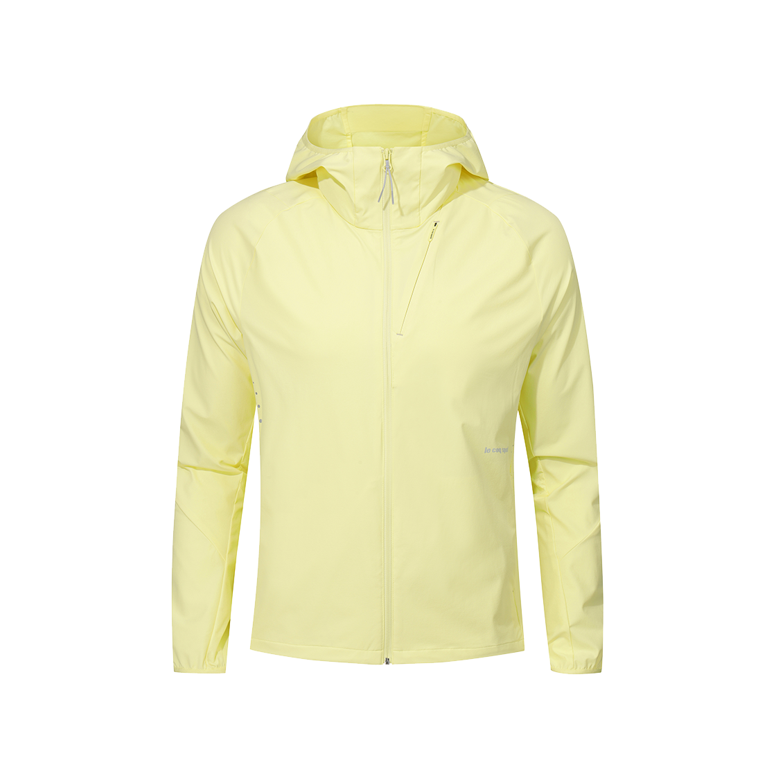 QQ323EJK81_WYL0 le coq sportif Light Venture Regular Fit Jacket White Yellow