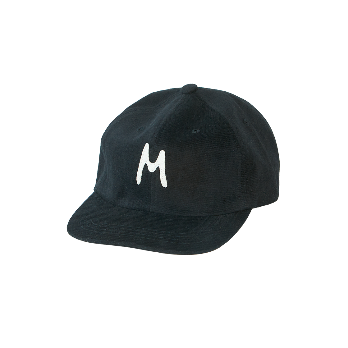 마스포켓 아플리케 크러쉬 캡 블랙(Marspocket Applique Crush Cap Black)