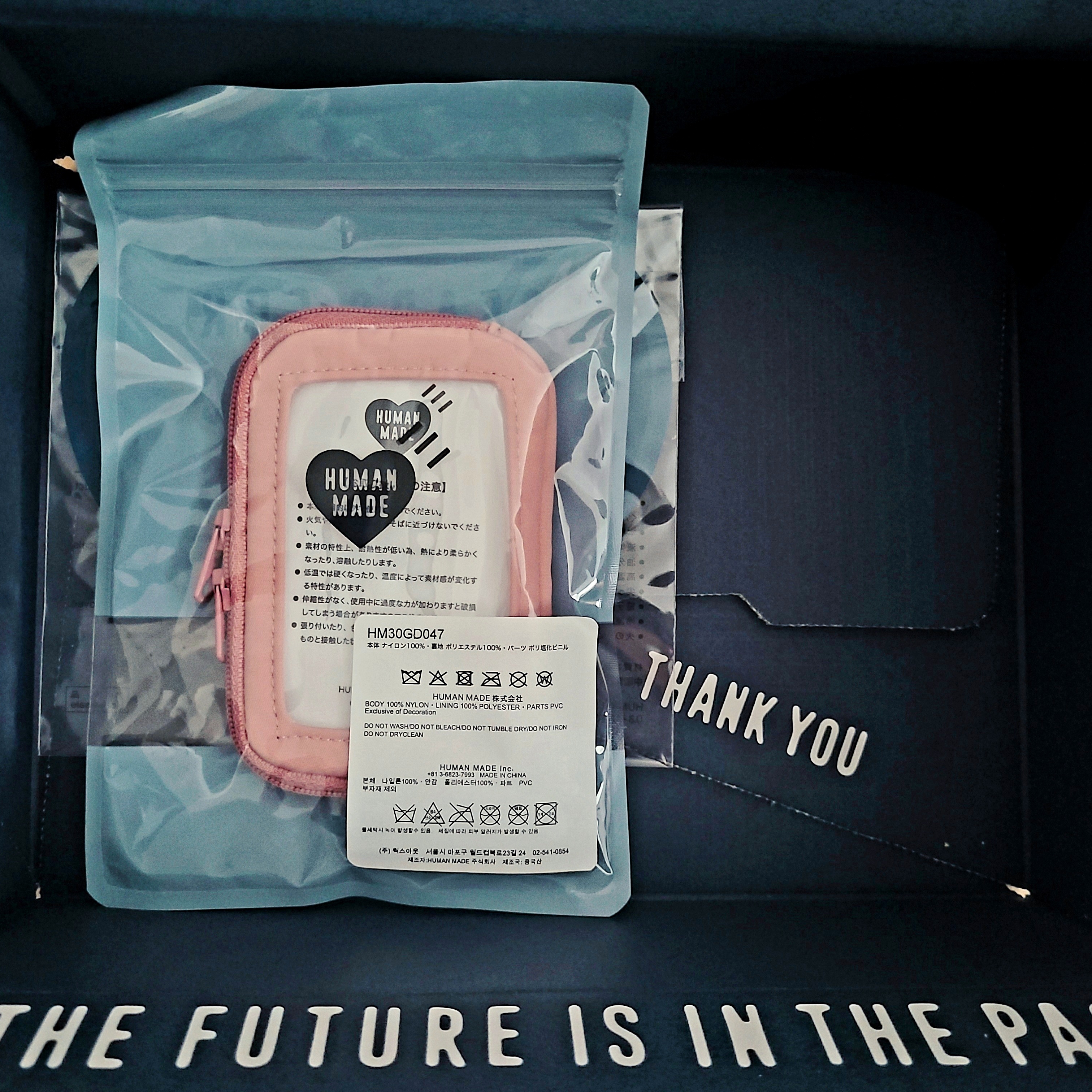 Human Made Military Card Case Pink, Human Made Military Card Case Black 착용 스타일 - 1