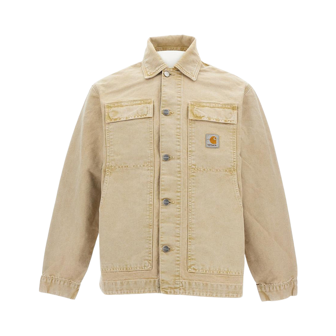 I035817-07E-5F Carhartt WIP OG Acrtic Dearborn Canvas 12 oz. Jacket Dusty H Brown Chalk Wash