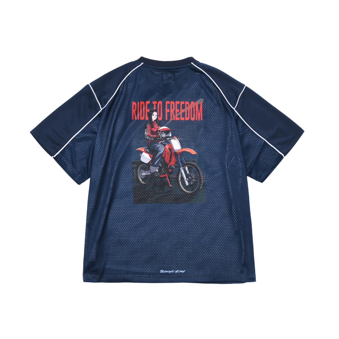 [KREAM 단독] 혼다 X 나무13 CR 250 박스 메쉬 숏 슬리브 네이비([KREAM 단독] Honda x Tree13 CR 250 Box Mesh Short Sleeve Navy)