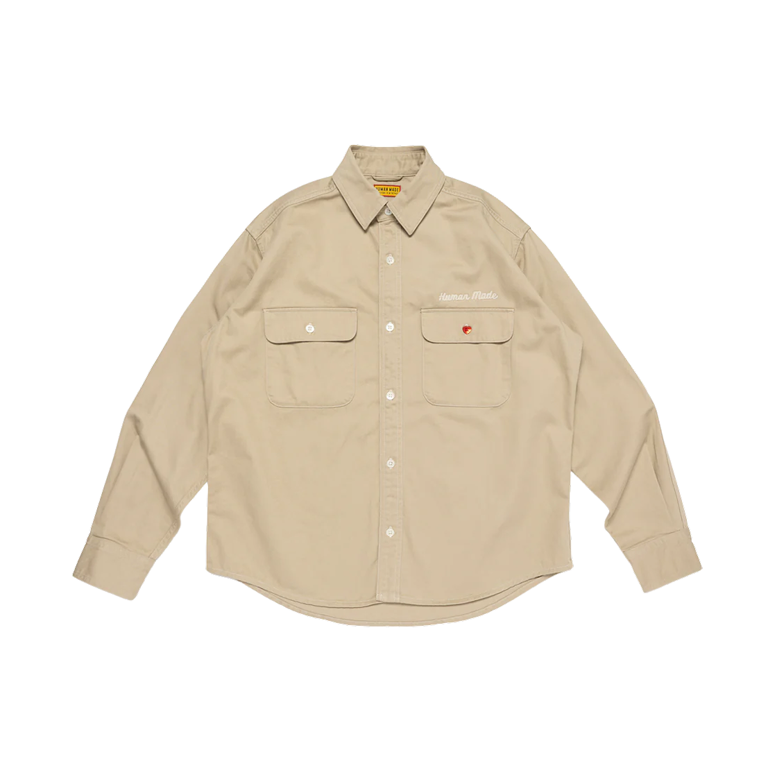 휴먼 메이드 오버사이즈 셔츠 베이지(Human Made Oversized Shirt Beige) - 1