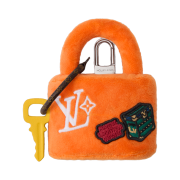 Louis Vuitton LV Lucky Lock Bag Charm Orange