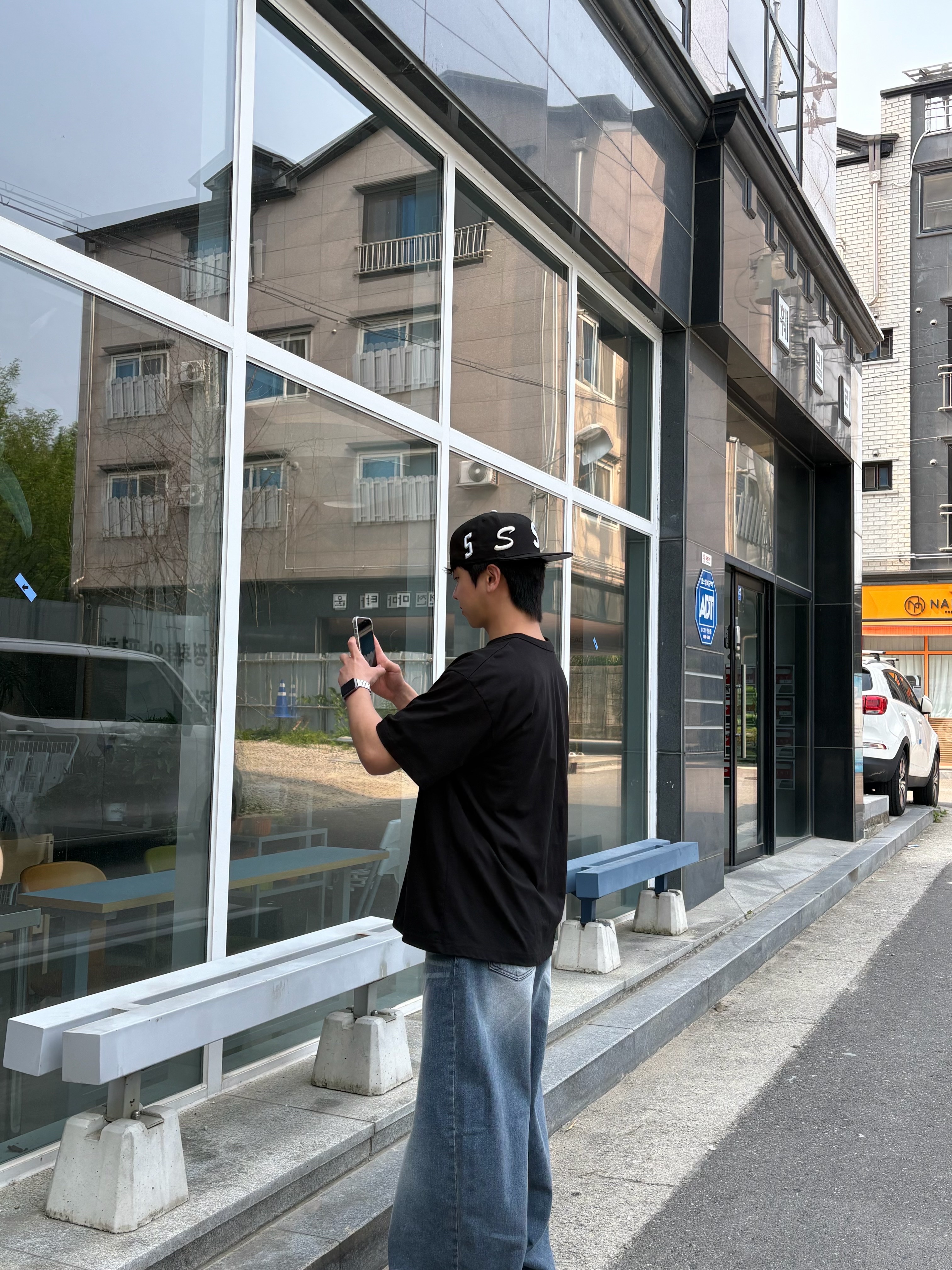 Supreme Multi S Logo New Era Black - 25SS, On Running x Post Archive Faction (Paf) Cloudmonster 2 Black Magnet 착용 스타일 - 2